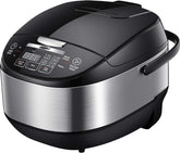Comfort kitchen' Rice Cooker 12 Cups Cooked/6 Cups Uncooked, Portable Non-Stick Rice Maker, Japanese Rice Cooker with Fuzzy Logic Technology, 24-Hour Timer Delay, 11 Presets, Steamer, Fast Rice Cooker, Grain Cooker, Black